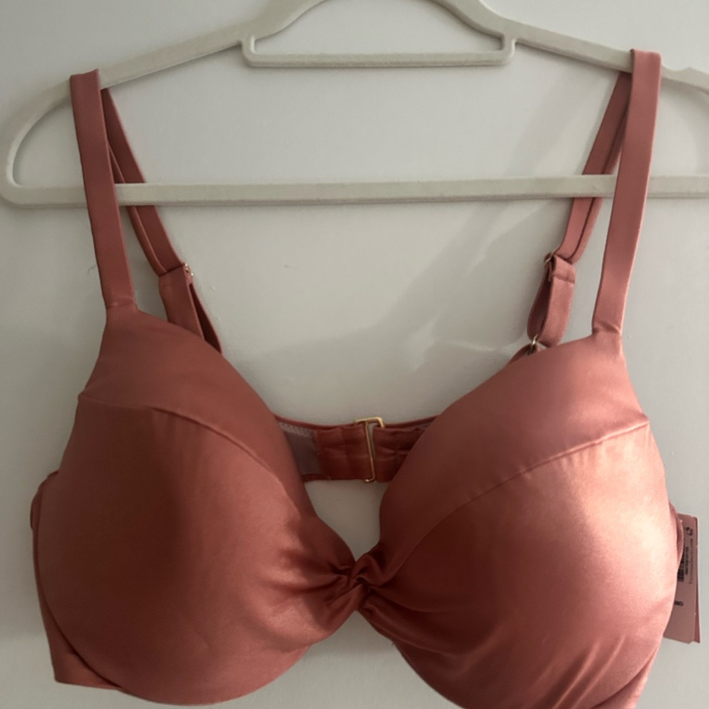 Victoria Secret rose gold swim top brand new